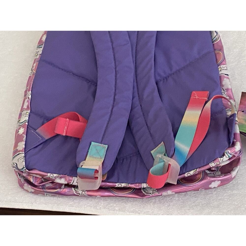 Adventure Trails Girls Metallic Unicorn Backpack - Picture 3 of 4